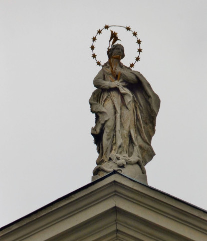 Szeplőtelen Szűz Anya szobra. Held Frigyes. 1797.